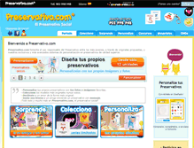 Tablet Screenshot of preservativo.com